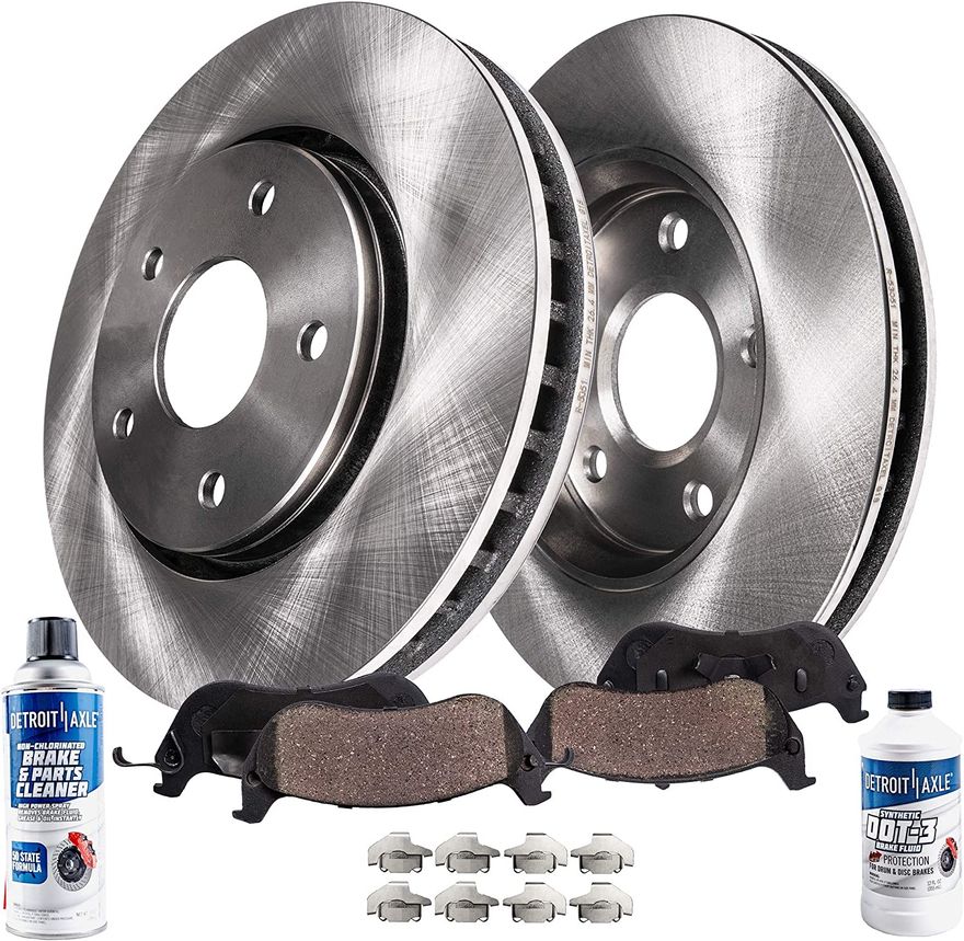 Main Image - Front Disc Rotors Brake Pads