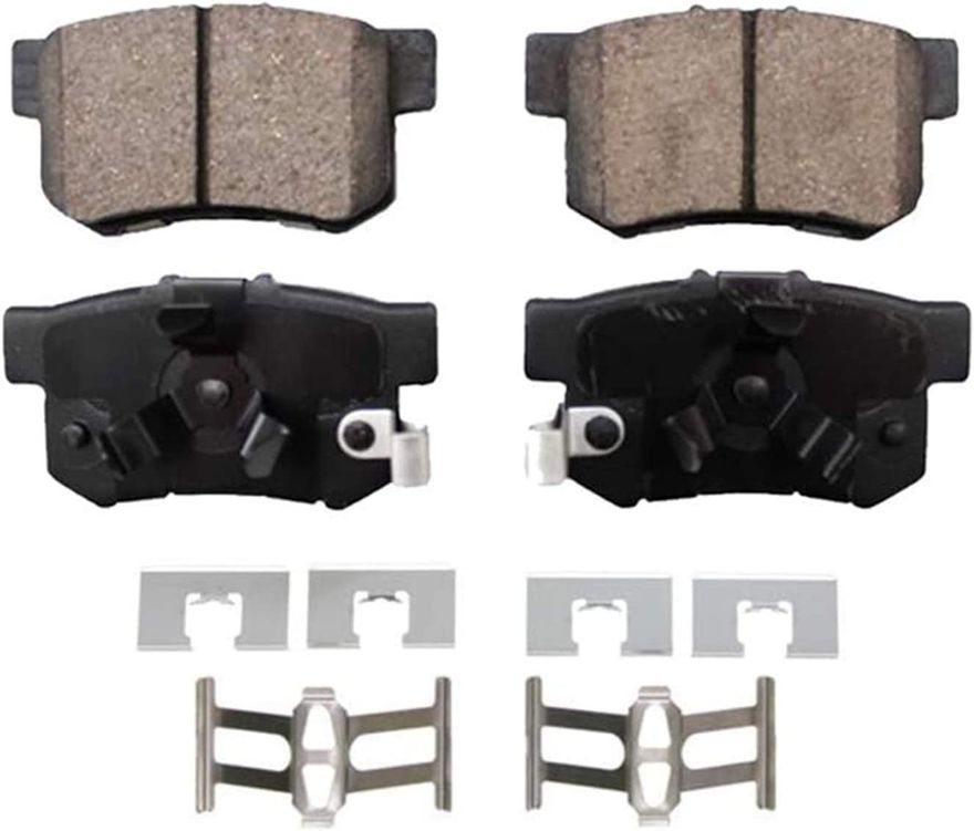 Rear Ceramic Brake Pads - P-1086 x2