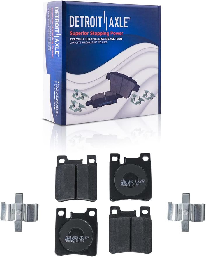 Rear Ceramic Brake Pads - P-603 x2