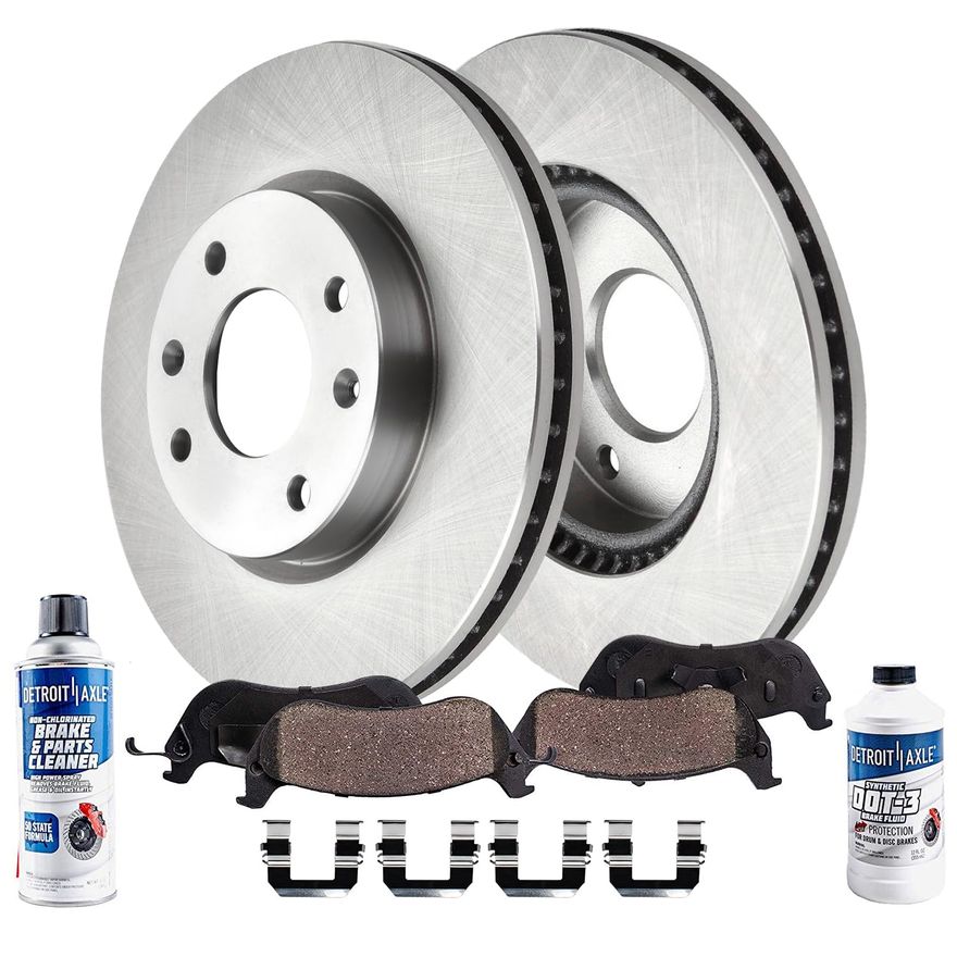 Main Image - Front Disc Rotors Brake Pads