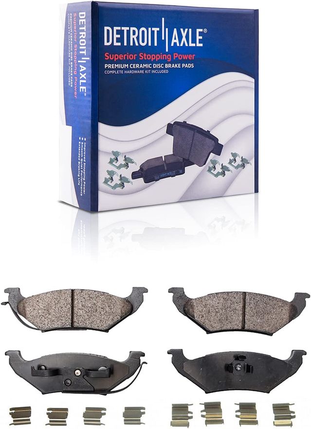 Rear Ceramic Brake Pads - P-544 x2