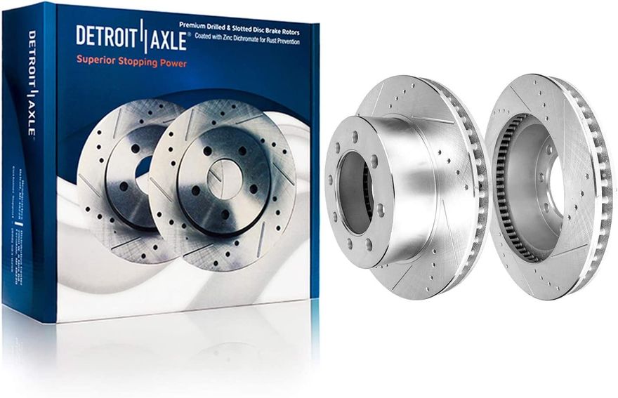 Rear Brake Rotors - S-55192 x2