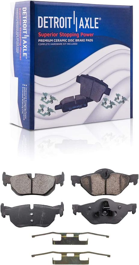 Rear Ceramic Brake Pads - P-1267 x2