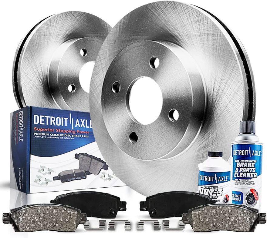 Main Image - Front Disc Rotors Brake Pads