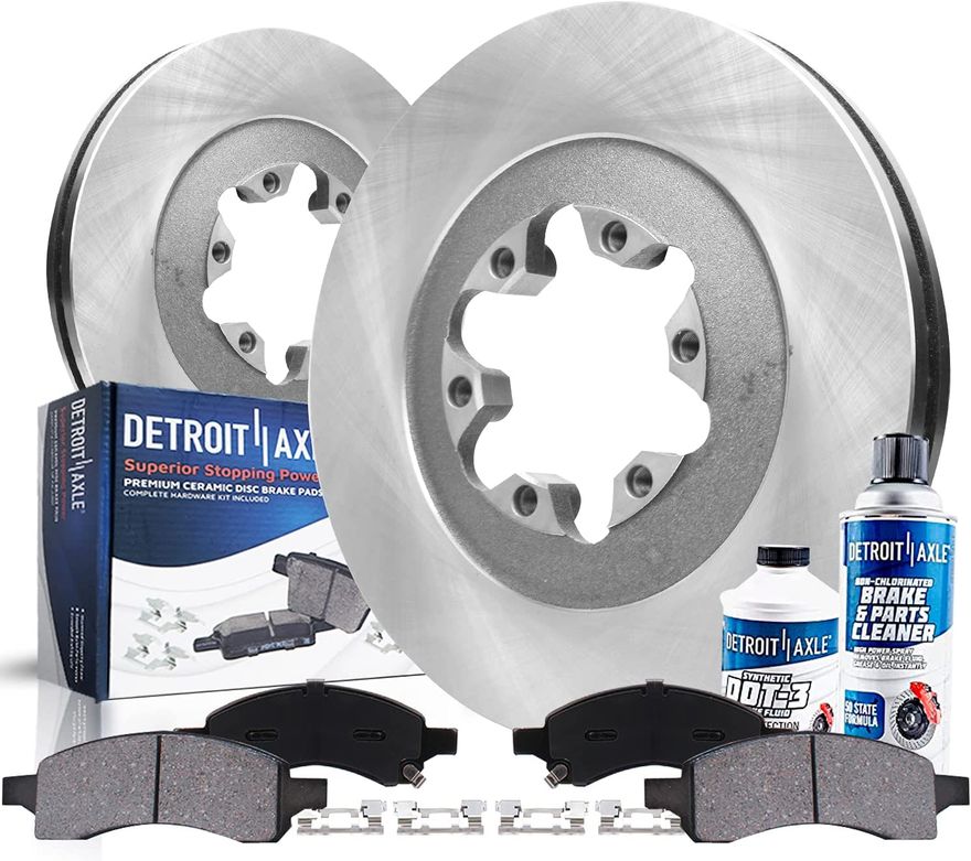 Main Image - Front Disc Rotors Brake Pads