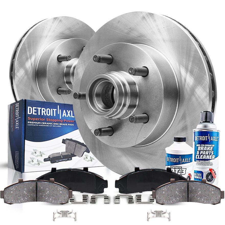 Main Image - Front Disc Rotors Brake Pads