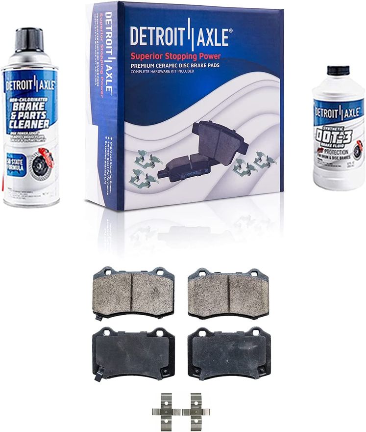 Rear Ceramic Brake Pads - P-1053 x2