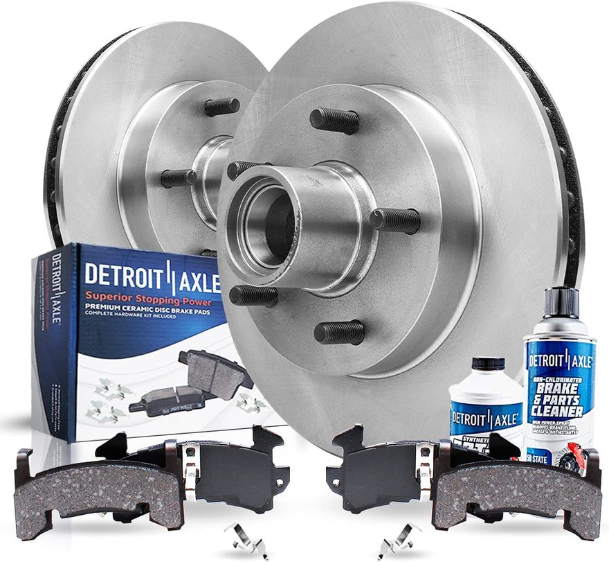 Main Image - Front Disc Rotors Brake Pads