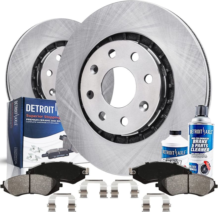 Main Image - Front Disc Rotors Brake Pads
