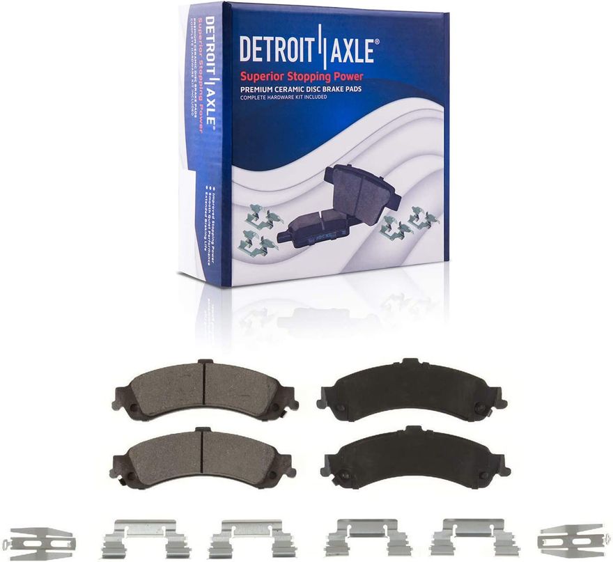 Rear Ceramic Brake Pads - P-834 x2