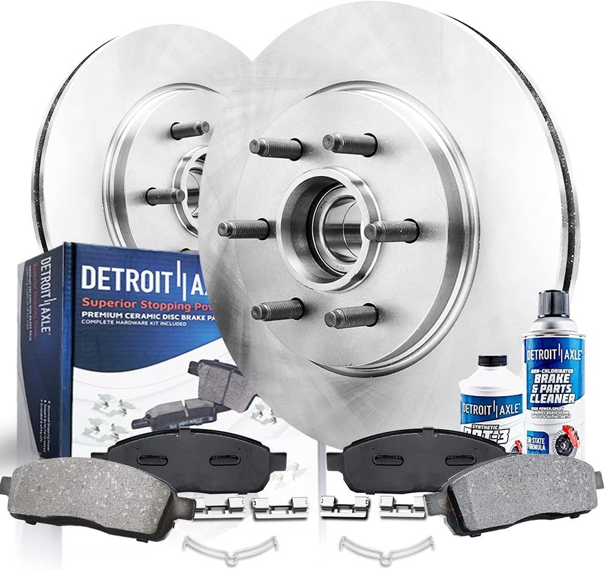 Main Image - Front Disc Rotors Brake Pads