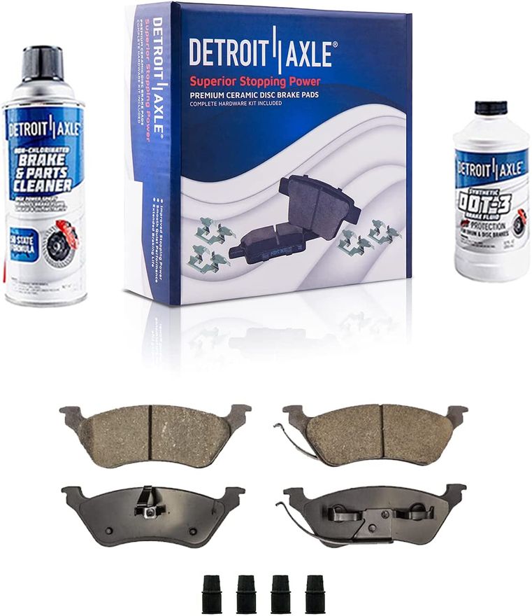 Rear Ceramic Brake Pad - P-858 x2