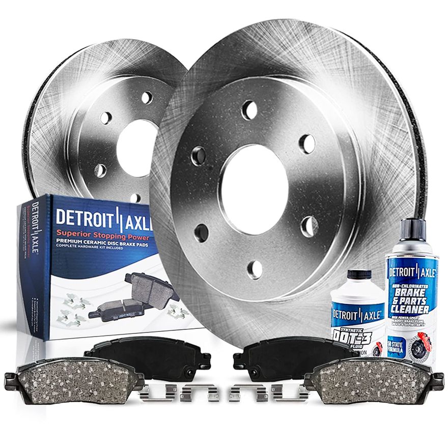 Main Image - Front Disc Rotors Brake Pads