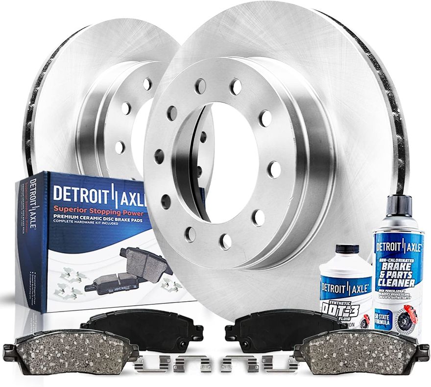 Main Image - Rear Disc Rotors Brake Pads