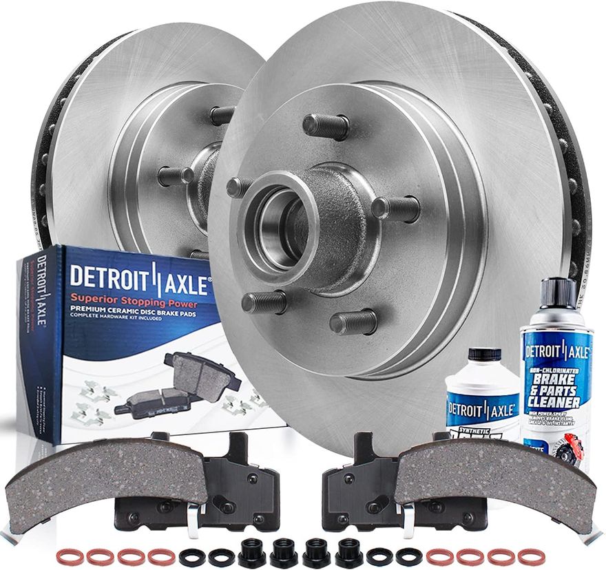 Main Image - Front Disc Rotors Brake Pads