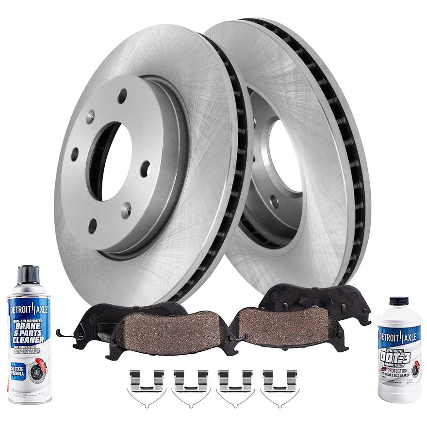Main Image - Front Disc Rotors Brake Pads