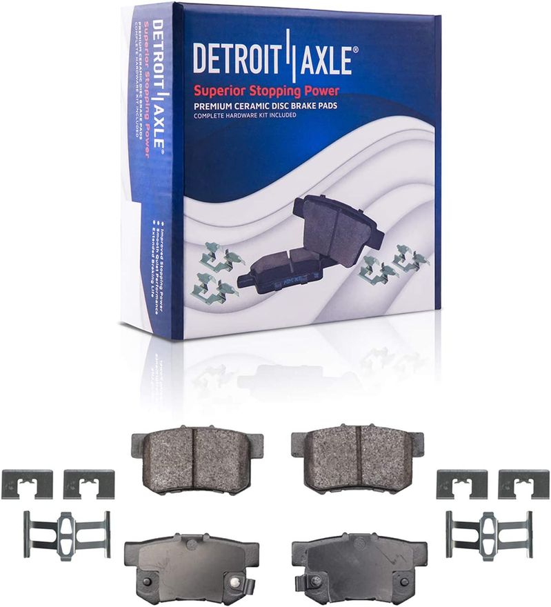 Rear Ceramic Brake Pads - P-536 x2