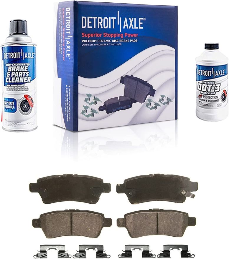 Rear Ceramic Brake Pad - P-1101 x2