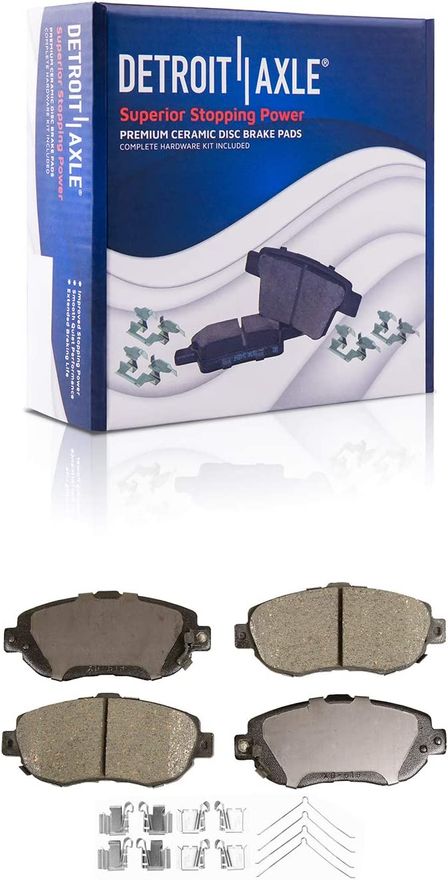 Front Ceramic Brake Pads - P-619 x2