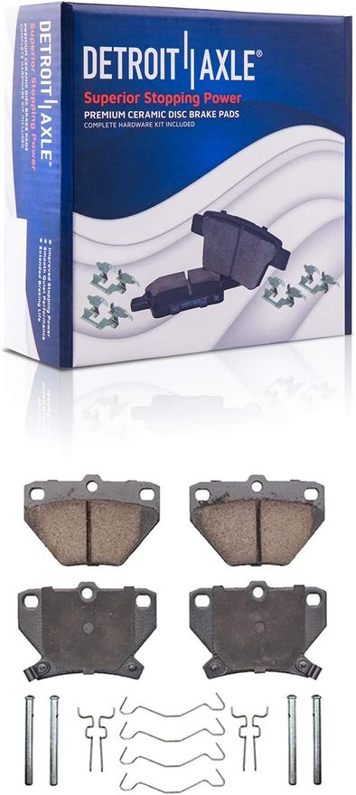 Rear Ceramic Brake Pads - P-823 x2