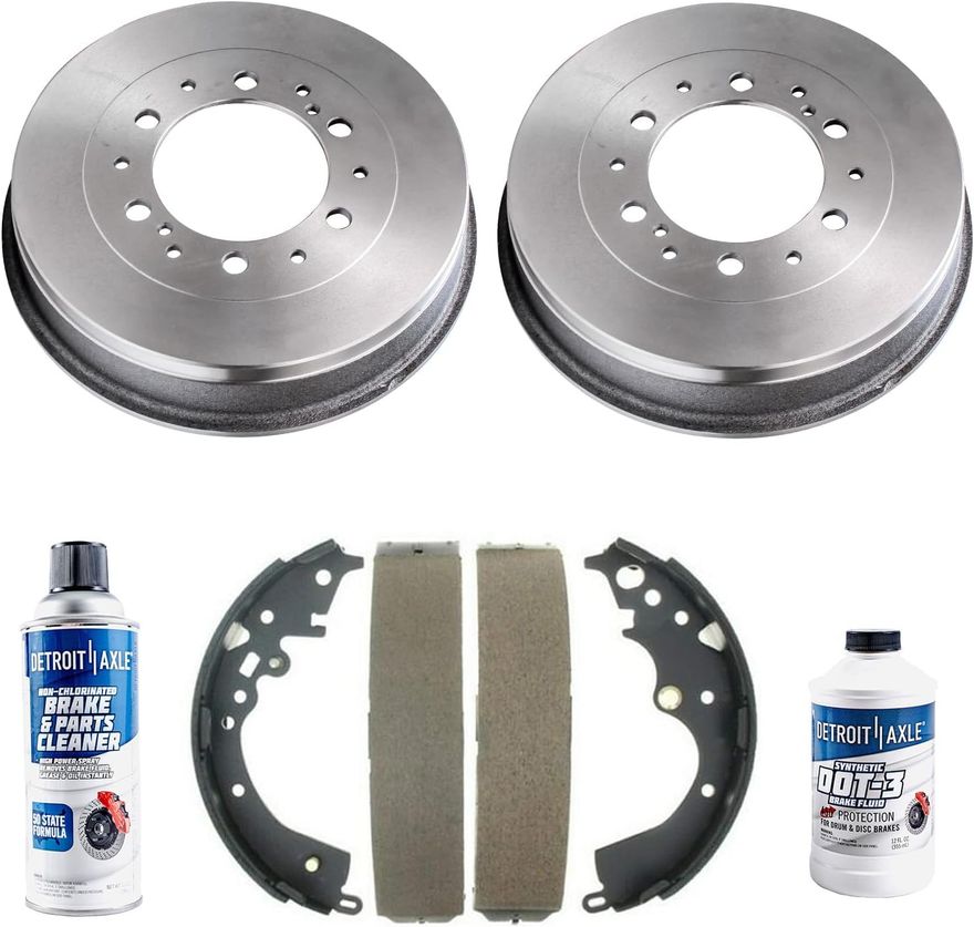 Main Image - Rear Brake Drums Shoes Kit