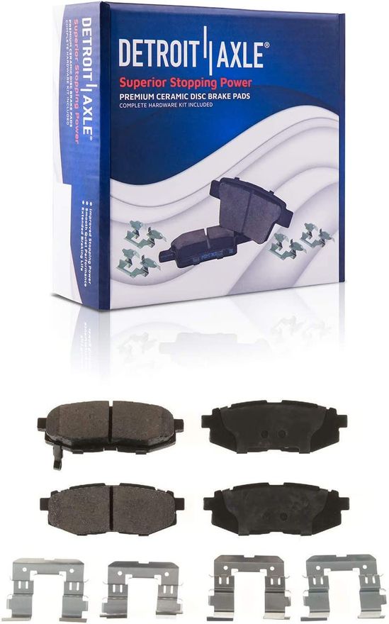 Rear Ceramic Brake Pad - P-1124 x2