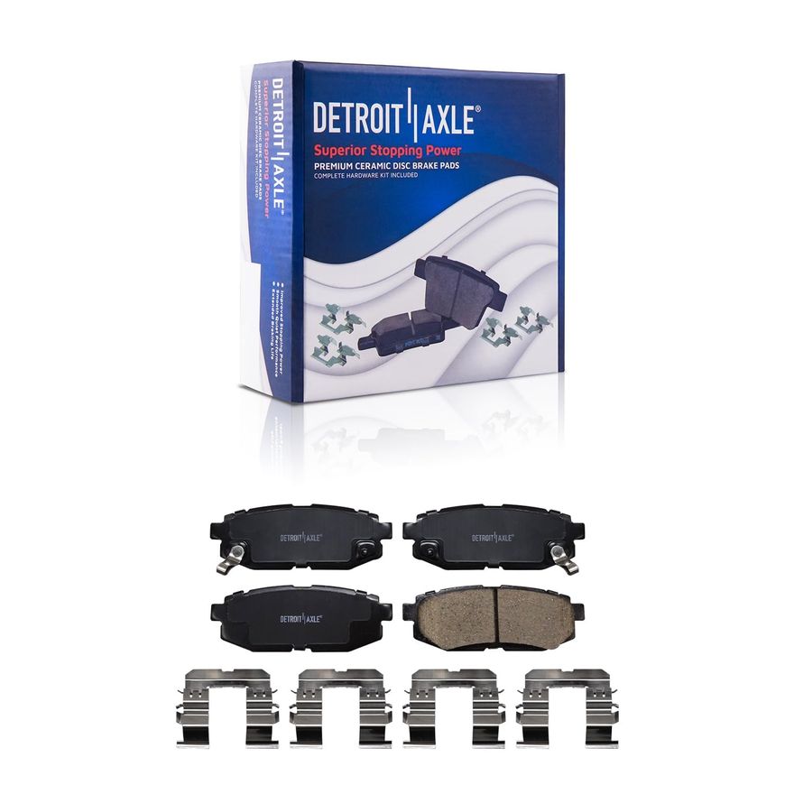 Rear Ceramic Brake Pad - P-1124 x2