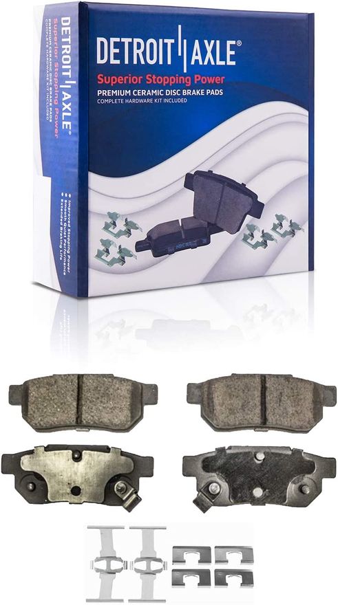 Rear Ceramic Brake Pads -P-374 x2