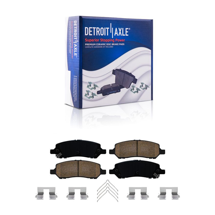 Rear Ceramic Brake Pads - P-1647 x2
