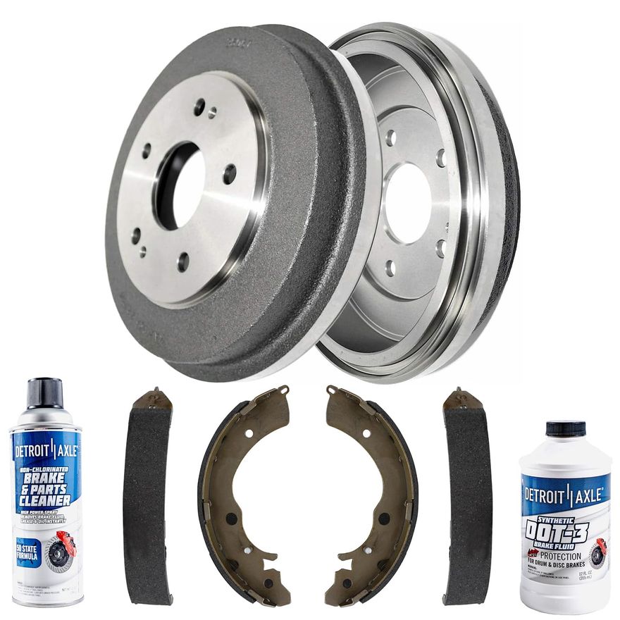 Main Image - Rear Brake Drums Shoes Kit