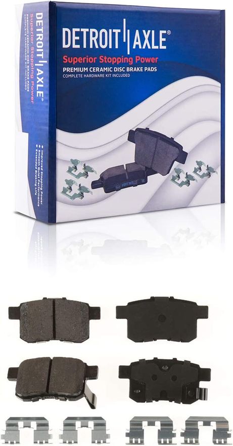 Rear Ceramic Brake Pads - P-1451 x2