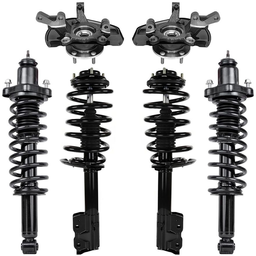 Main Image - Front Rear Struts Knuckles Hubs