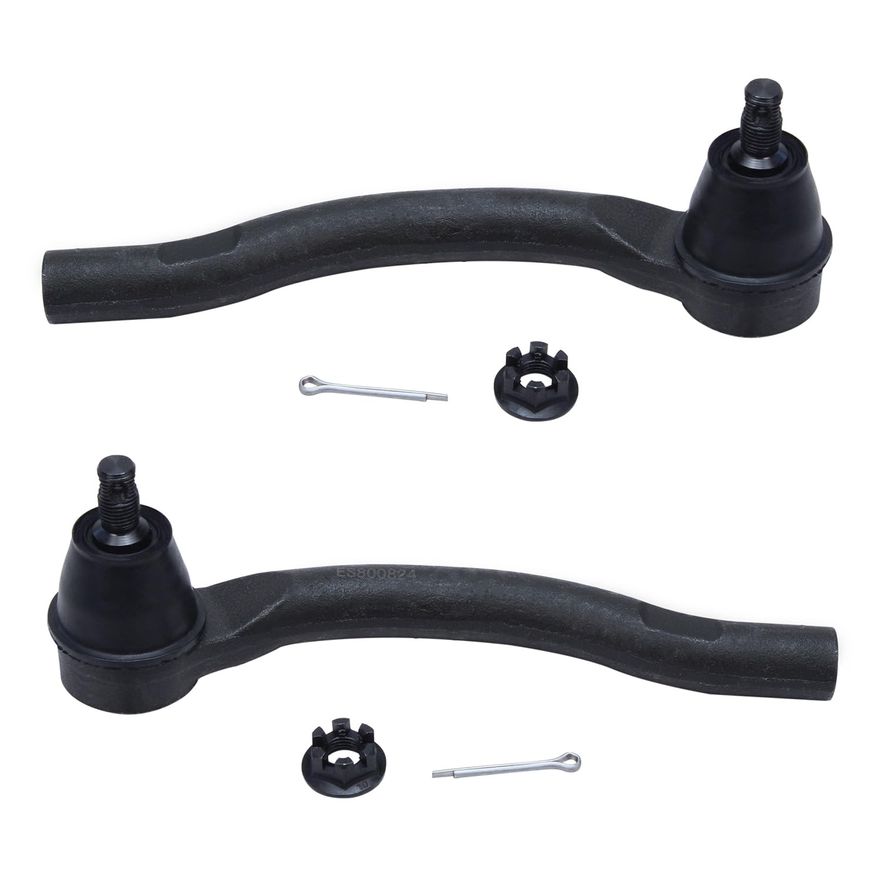 Front Inner Tie Rod - EV800712 x2