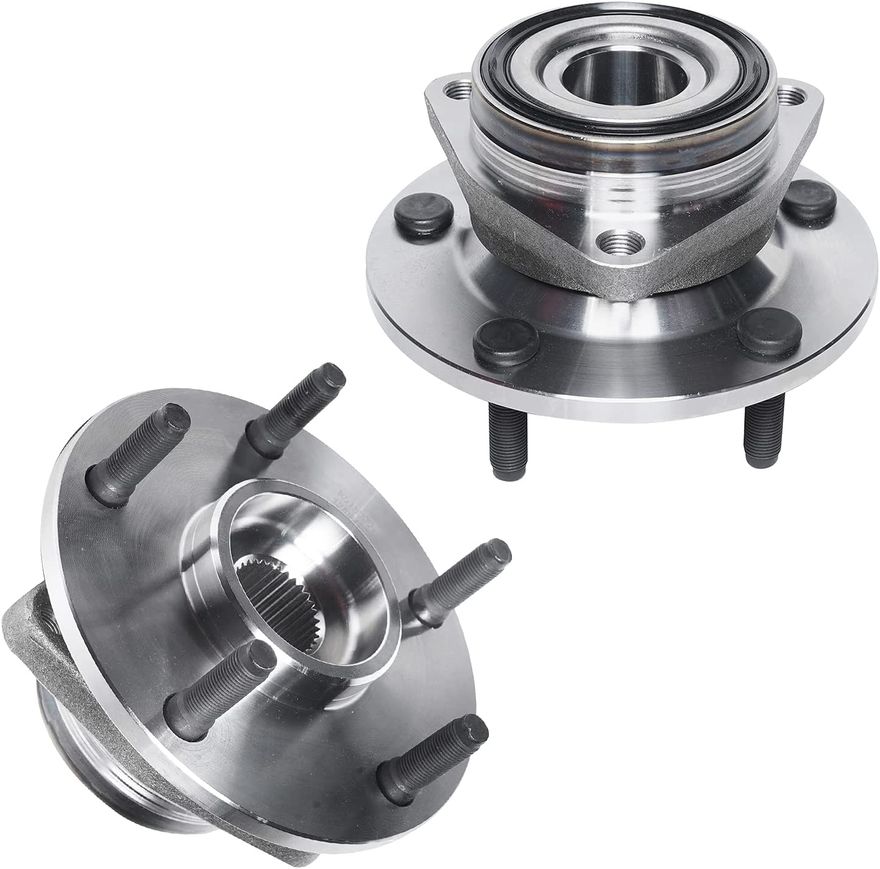 Front Wheel Hub and Bearings - 515006 x2