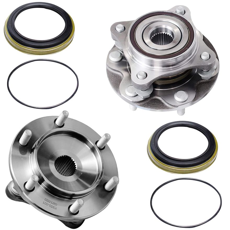 Front Wheel Hub and Bearing - 950-001 x2