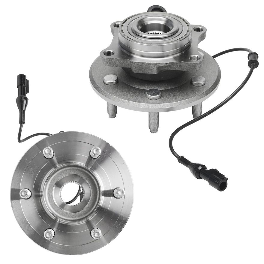 Rear Wheel Hub and Bearings - 541001 x2