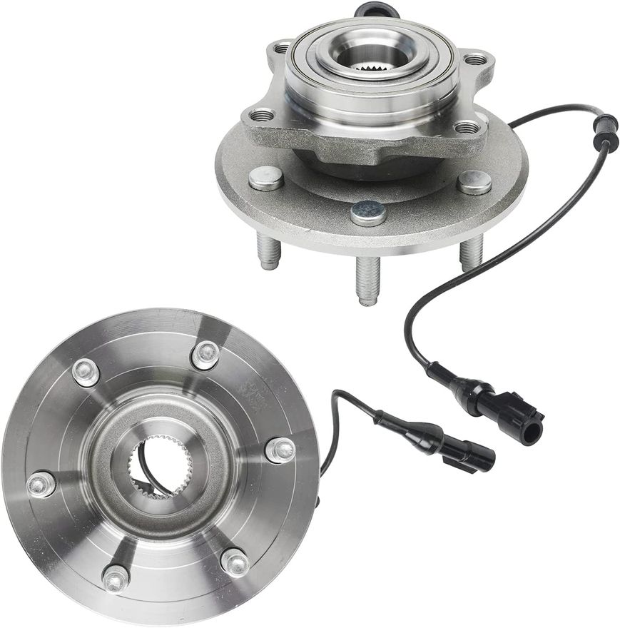 Rear Wheel Hub and Bearings - 541001 x2