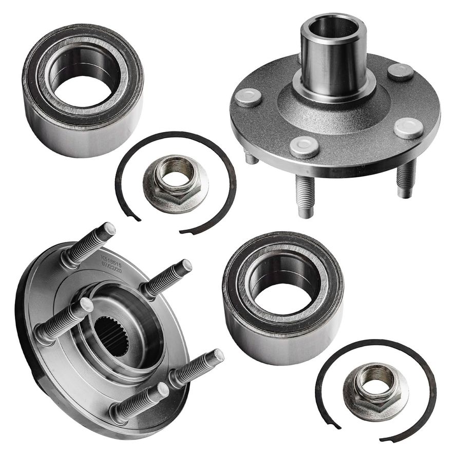 Front Wheel Hub and Bearing - 518515 x2