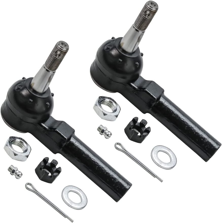Detroit Axle 6-Piece Front Suspension Kit – Sway Bars, Ball Joints, Tie Rods For Chevy Impala, Buick Regal