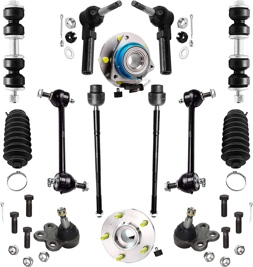 2 Front Wheel Hub Bearing Kits Fit 1999-2004 Honda Odyssey With Nut Left Right E - Foto 2