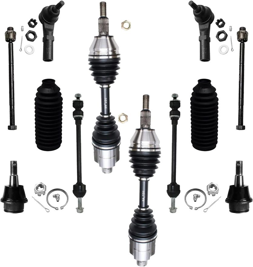 Main Image - Front CV Axles Tie Rods Kit