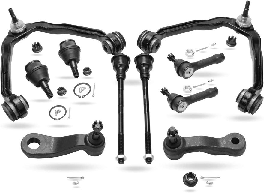 10pc Front Upper Control Arms Suspension Kit