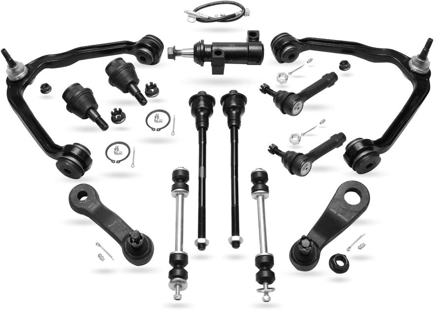 2000 Chevrolet Silverado 1500 13pc Front Upper Control Arms Suspension Kit