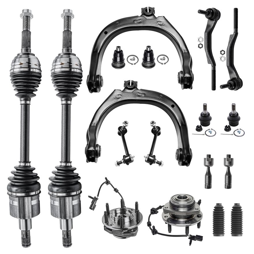 Main Image - Front Control Arms Hubs Axles