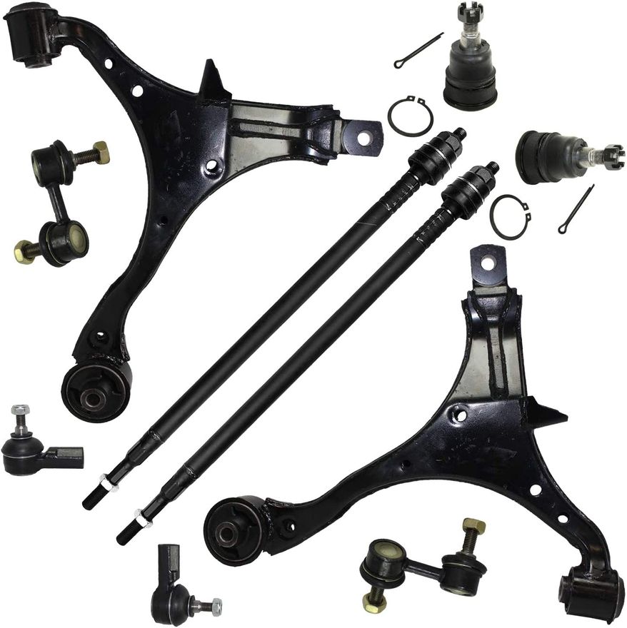 米主導の対露制裁 Detroit Axle - 10pc Front End Suspension Kit for