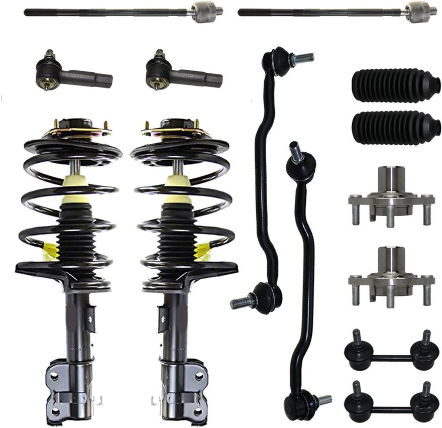 Main Image - Front Rear Struts Hubs Sway Bars