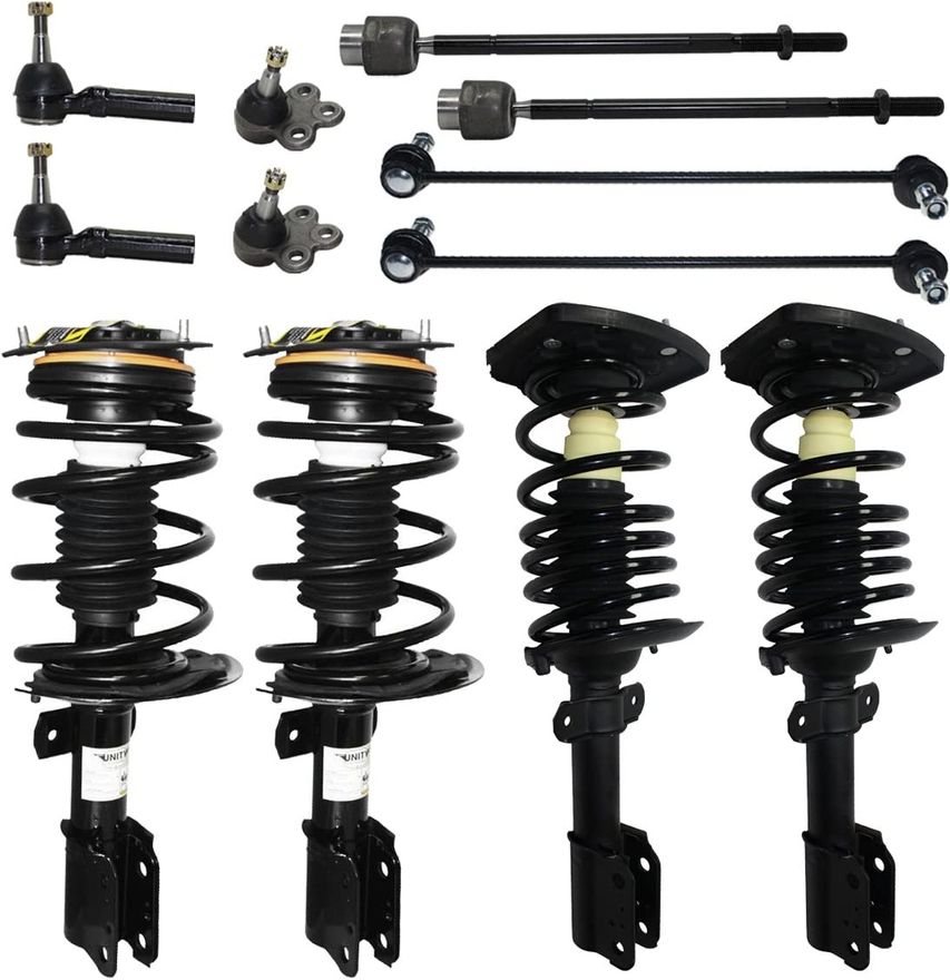 Main Image - Front Rear Struts Sway Bars Kit