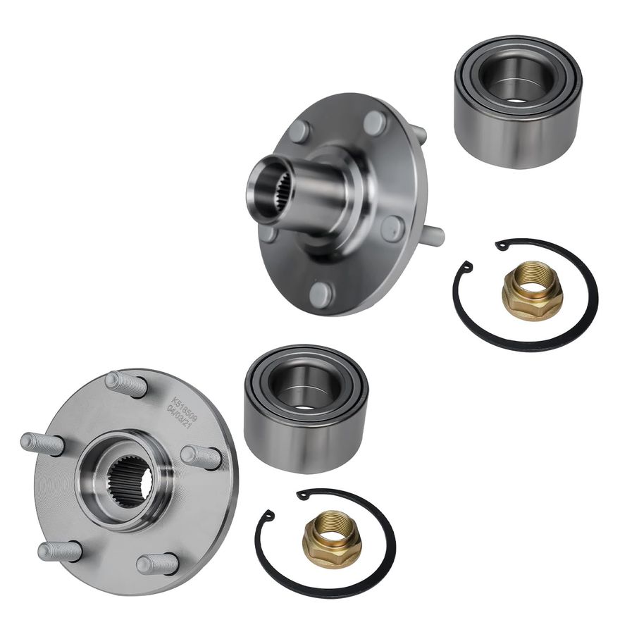 Front Wheel Hub and Bearing - 518509 x2