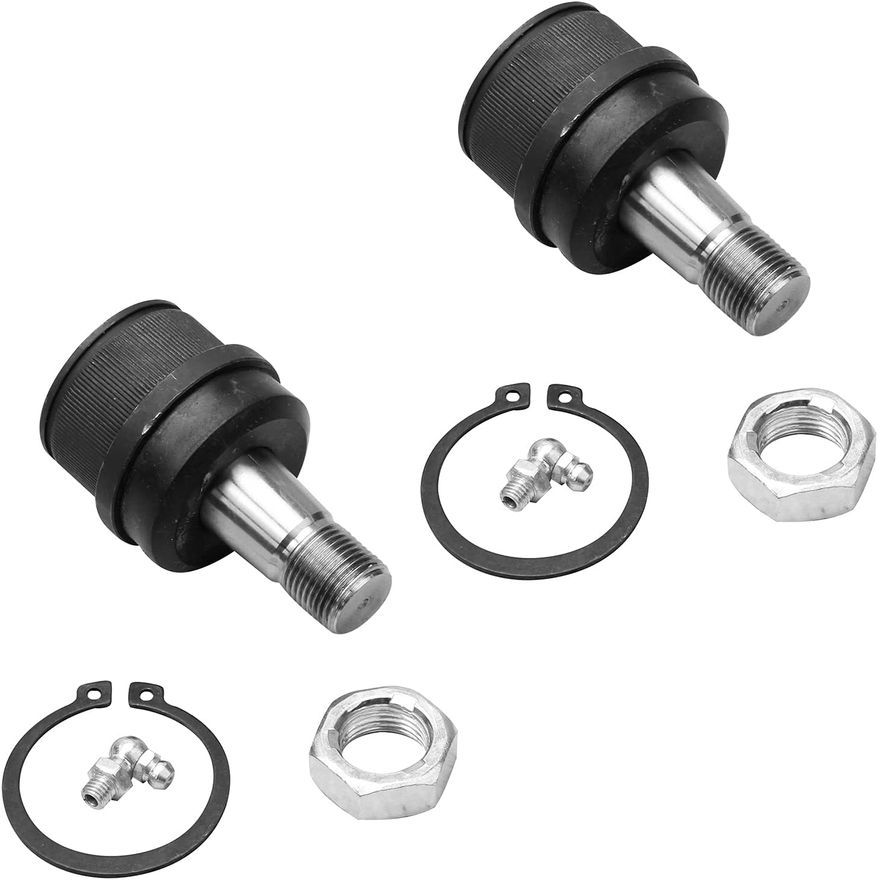 Detroit Axle 8-Piece Front Suspension Kit For 1997-1999 Dodge Dakota & 1999 Durango 2WD - Ball Joints & Tie Rods