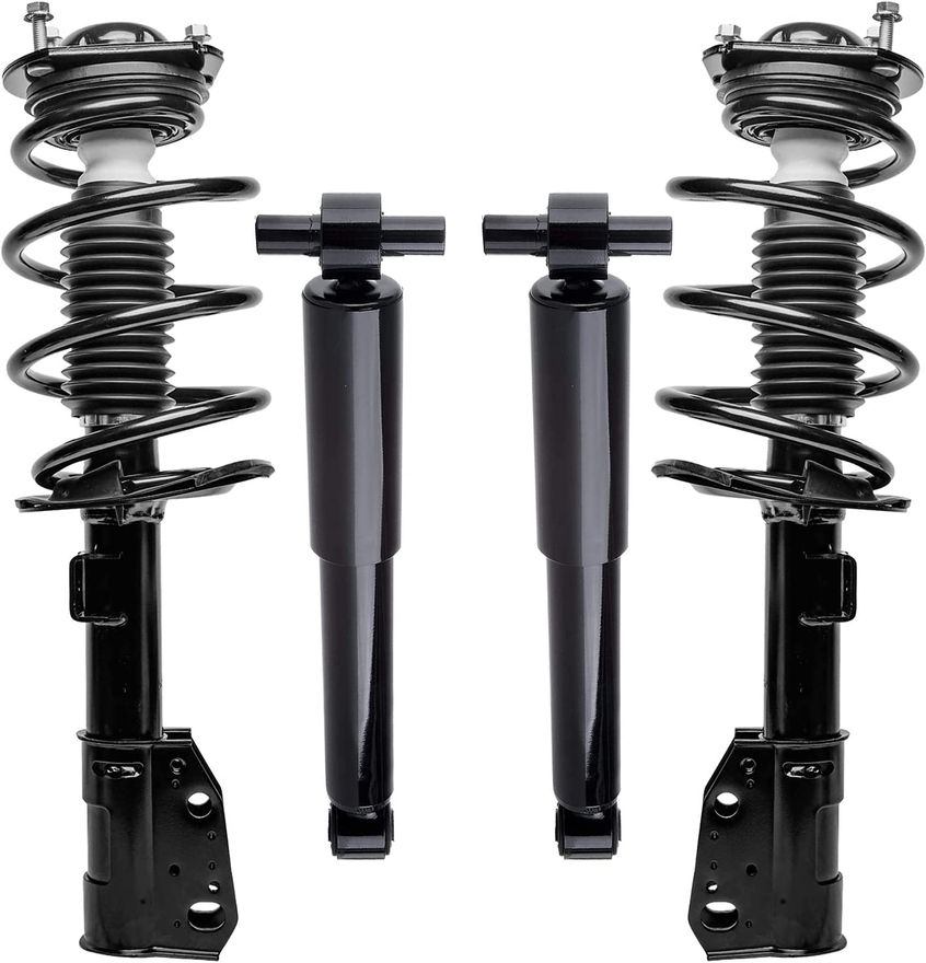 4pc Front Struts and Rear Shock Absorbers Suspension Kit